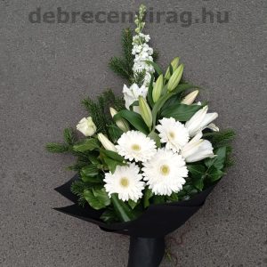 Sírcsokor liliom-gerbera