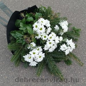 Sírcsokor margaréta krizantém
