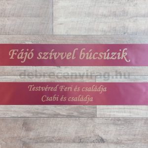 Szalag bordó
