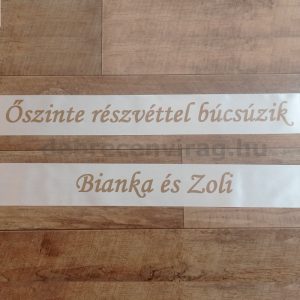 Nyomtatott szalag 11 cm szélességű (legszélesebb)