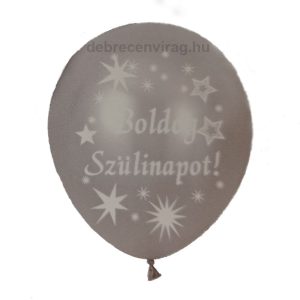'Boldog Szülinapot!' ezüst lufi