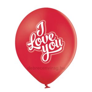 'I love you' piros lufi