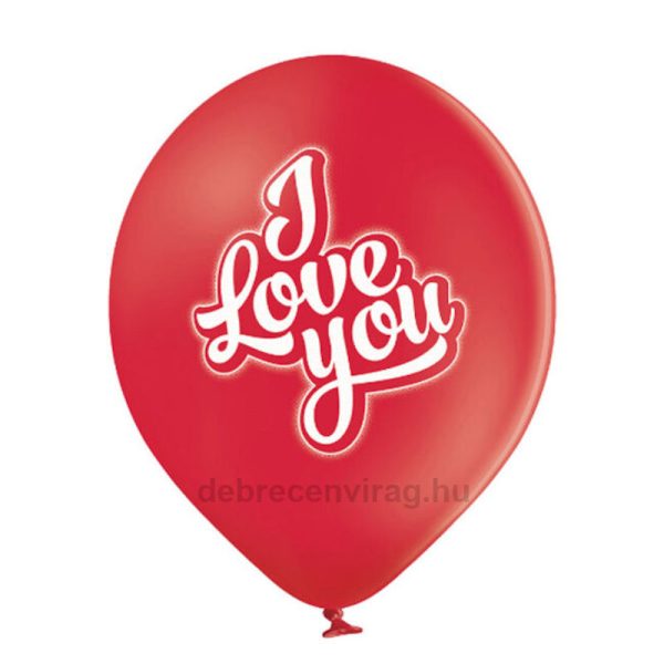 'I love you' piros lufi