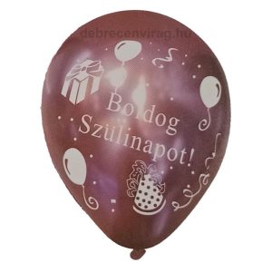 'Boldog Szülinapot!' rózsaarany lufi