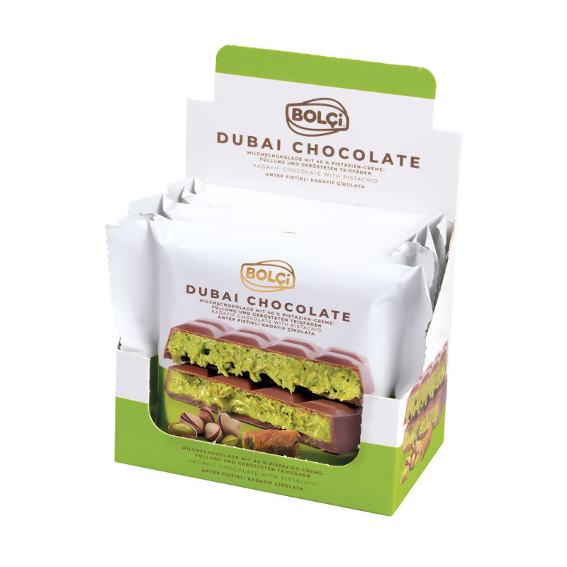 Bolci táblás Dubai csoki (100g)