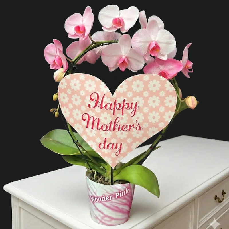 Orchidea 'Happy Mother's day' (Phalaenopsis)
