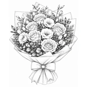 Egyedi csokor 'Freedom bouquet'